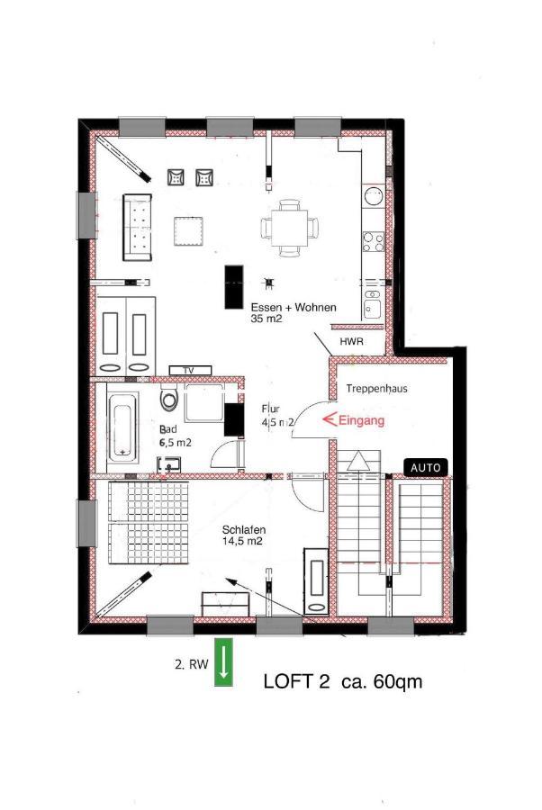 Ferienwohnung Loft 2 Varel Kültér fotó